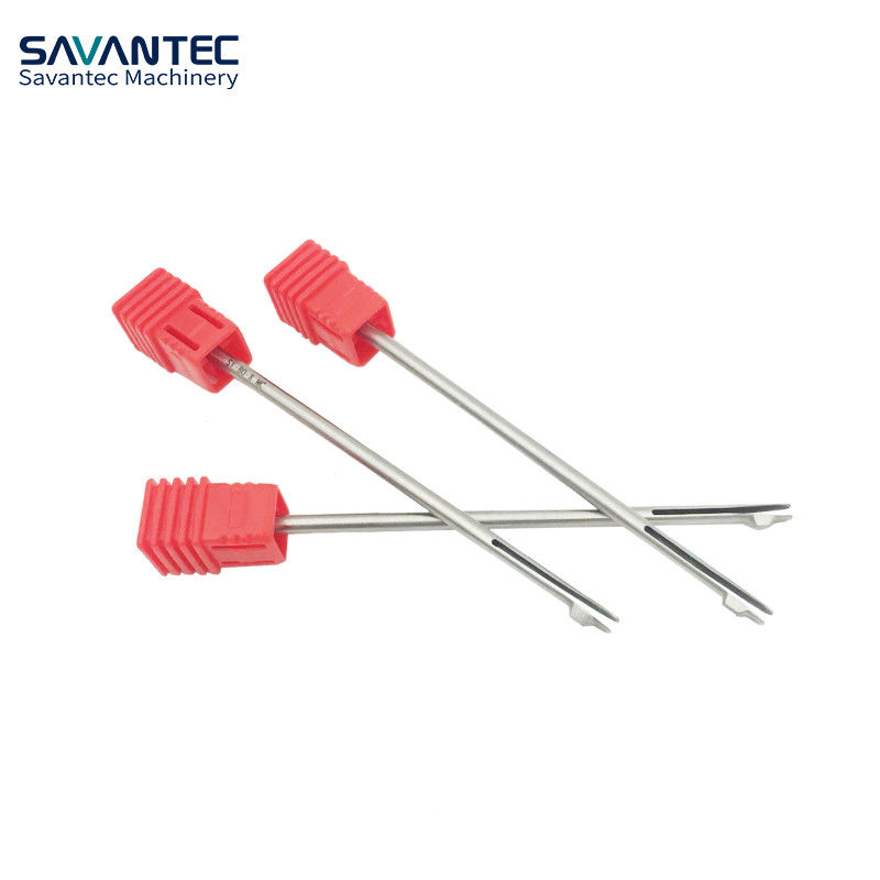 0.8-20.24mm Savantec Ferro de Alta Velocidade Ferramentas de Moagem de Furo Metálico de Um Passo para Furo Interno